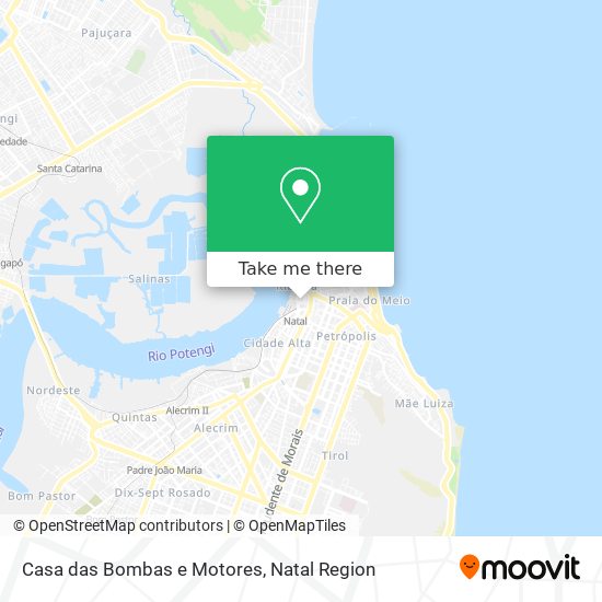 Casa das Bombas e Motores map