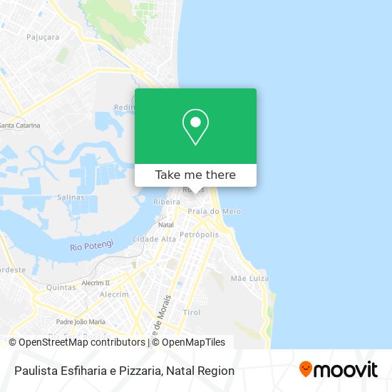 Mapa Paulista Esfiharia e Pizzaria