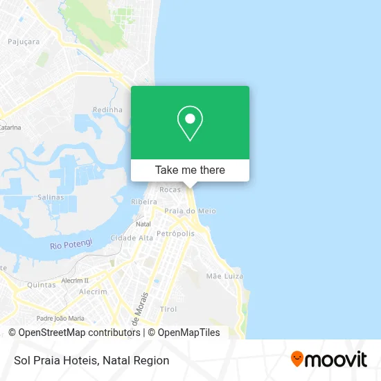 Sol Praia Hoteis map