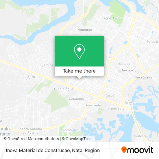 Inova Material de Construcao map