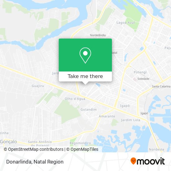 Donarlinda map