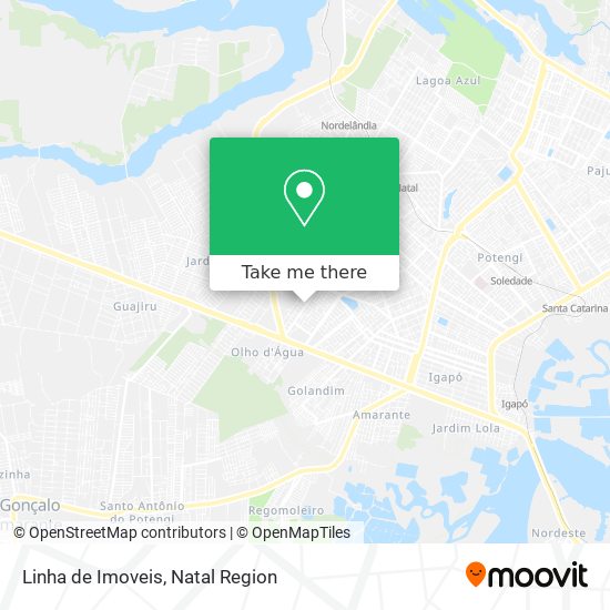 Linha de Imoveis map