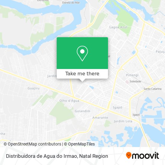 Distribuidora de Agua do Irmao map