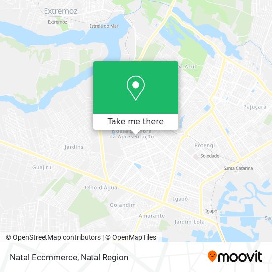 Natal Ecommerce map