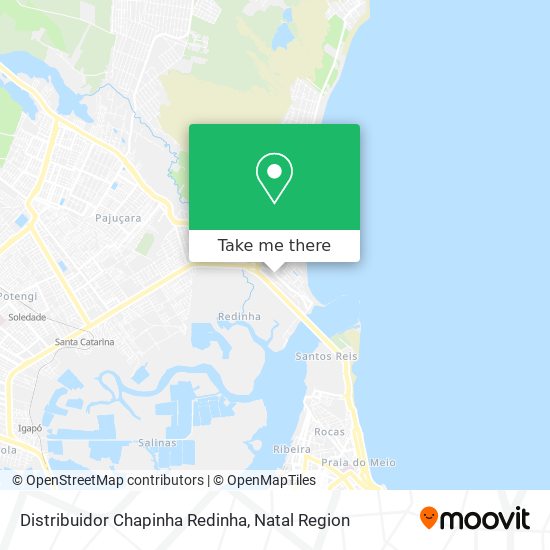 Distribuidor Chapinha Redinha map