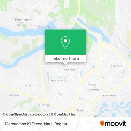 Mercadinho Ki Preco map