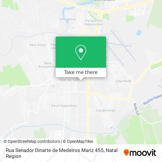 Rua Senador Dinarte de Medeiros Mariz 455 map