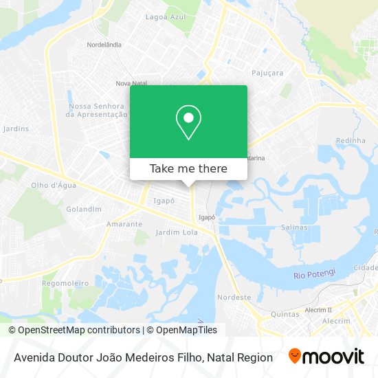 Avenida Doutor João Medeiros Filho map