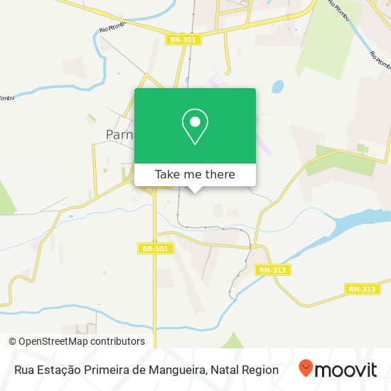 Mapa Rua Estação Primeira de Mangueira