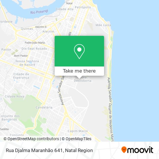 Rua Djalma Maranhão 641 map