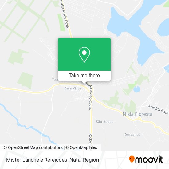 Mister Lanche e Refeicoes map