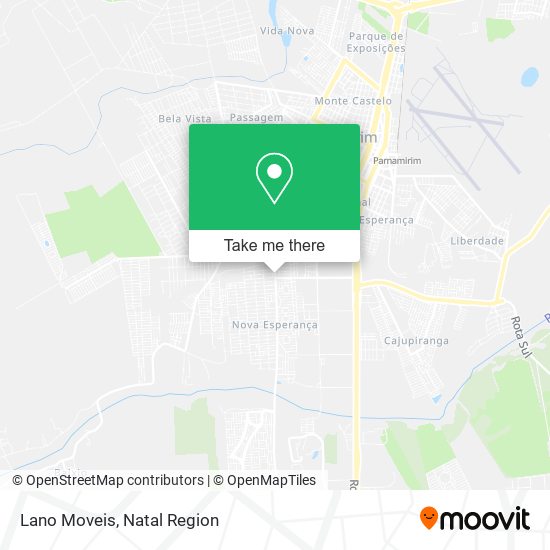 Lano Moveis map