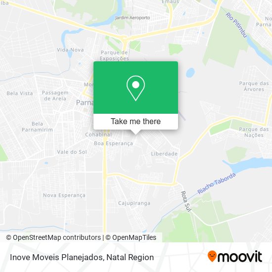 Inove Moveis Planejados map