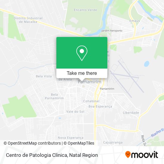 Centro de Patologia Clinica map