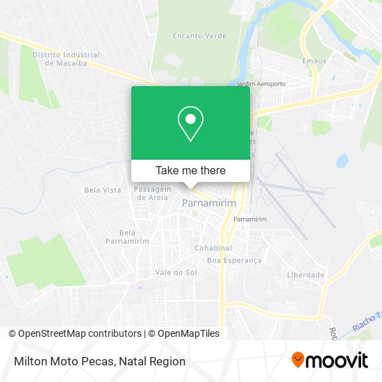 Mapa Milton Moto Pecas