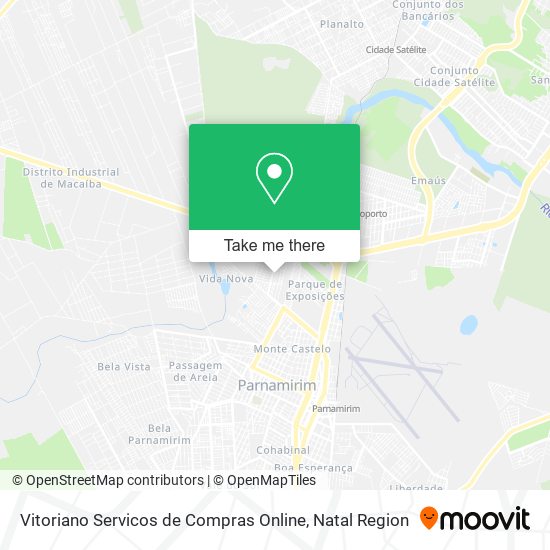 Vitoriano Servicos de Compras Online map