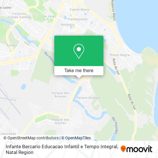 Infante Bercario Educacao Infantil e Tempo Integral map