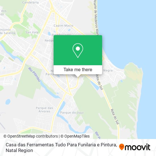 Casa das Ferramentas Tudo Para Funilaria e Pintura map