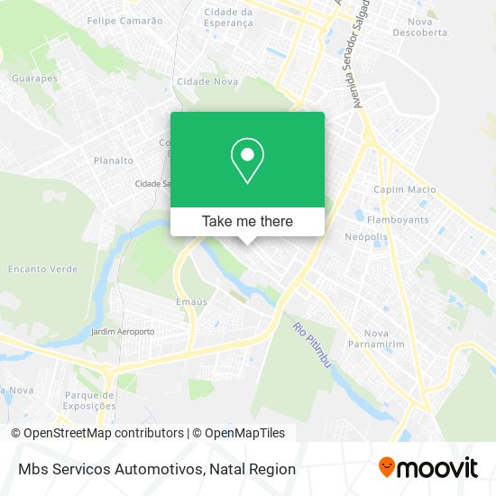 Mbs Servicos Automotivos map