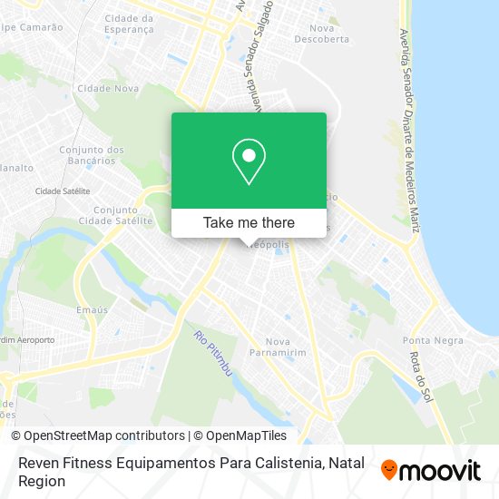 Reven Fitness Equipamentos Para Calistenia map