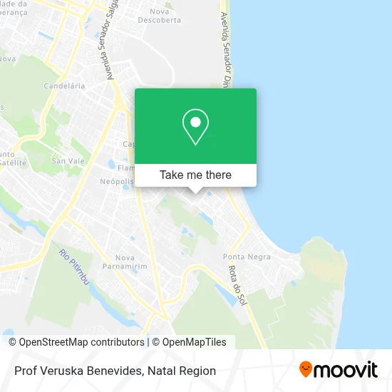 Prof Veruska Benevides map