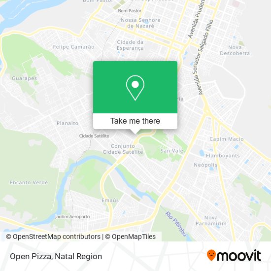 Open Pizza map