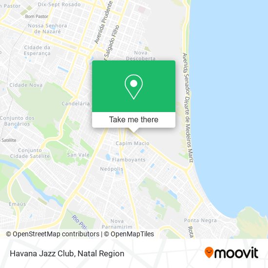 Havana Jazz Club map