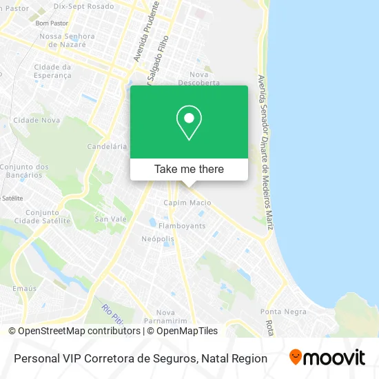 Personal VIP Corretora de Seguros map