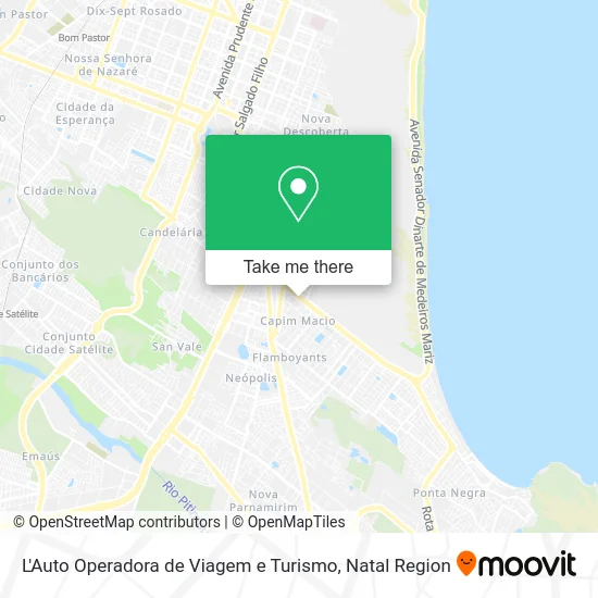 L'Auto Operadora de Viagem e Turismo map