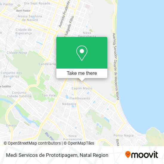 Medi Servicos de Prototipagem map