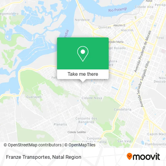 Franze Transportes map