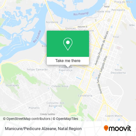 Manicure/Pedicure Alzeane map