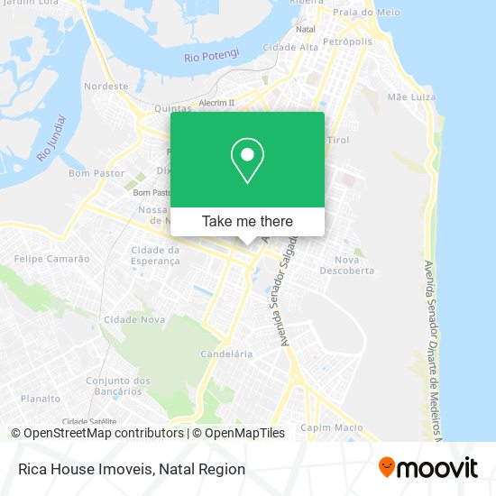 Rica House Imoveis map