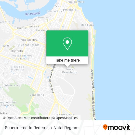 Supermercado Redemais map
