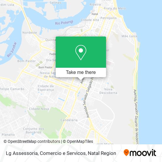 Mapa Lg Assessoria, Comercio e Servicos