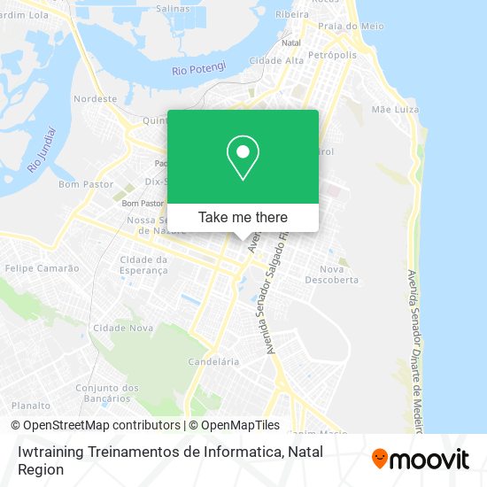 Mapa Iwtraining Treinamentos de Informatica