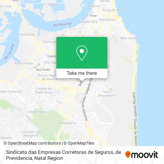 Sindicato das Empresas Corretoras de Seguros, de Previdencia map