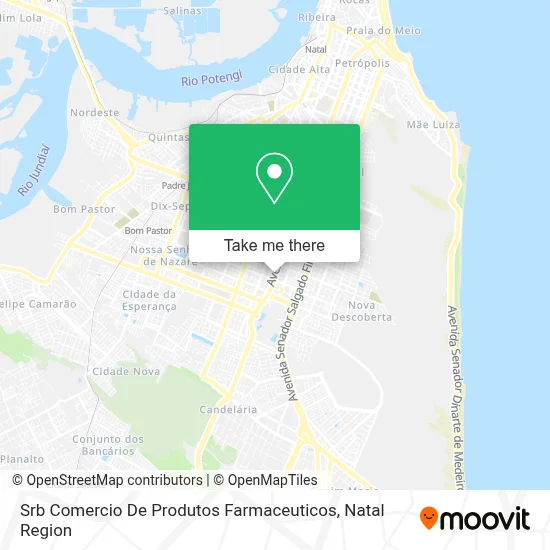 Srb Comercio De Produtos Farmaceuticos map