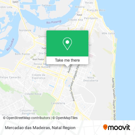 Mercadao das Madeiras map