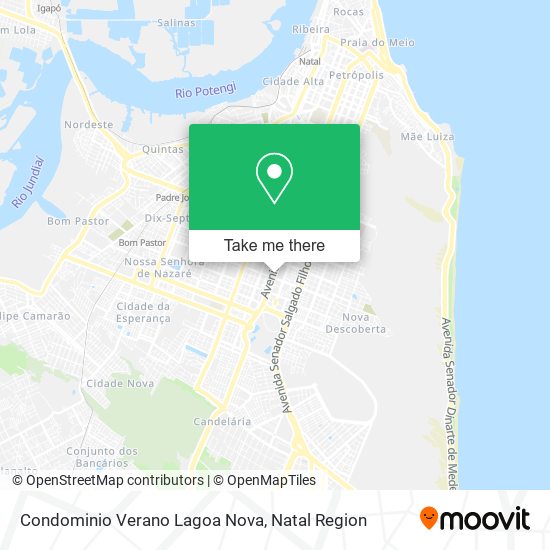 Mapa Condominio Verano Lagoa Nova