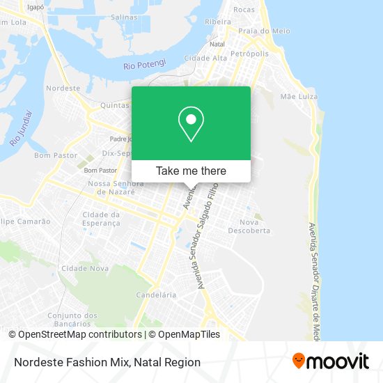 Nordeste Fashion Mix map