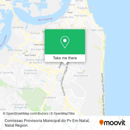 Comissao Provisoria Municipal do Pv Em Natal map