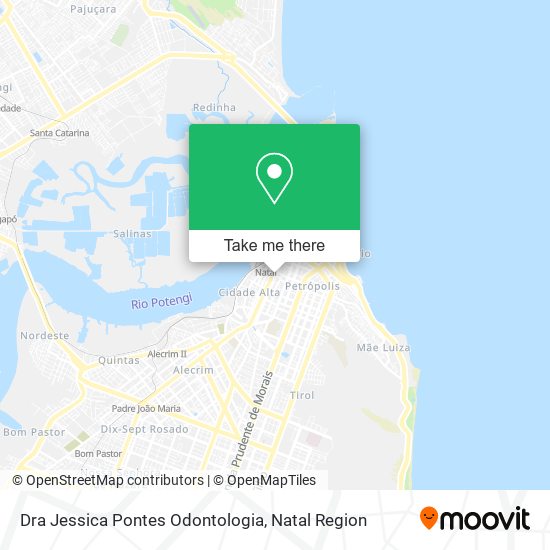 Mapa Dra Jessica Pontes Odontologia
