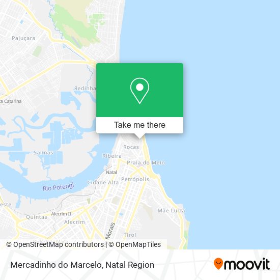 Mapa Mercadinho do Marcelo