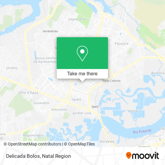 Delicada Bolos map