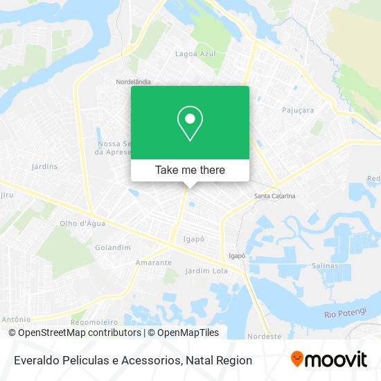 Mapa Everaldo Peliculas e Acessorios
