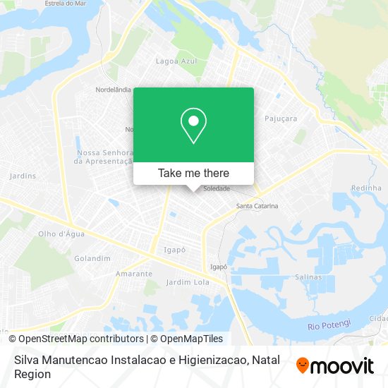 Silva Manutencao Instalacao e Higienizacao map