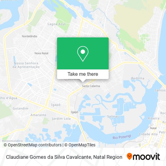 Mapa Claudiane Gomes da Silva Cavalcante