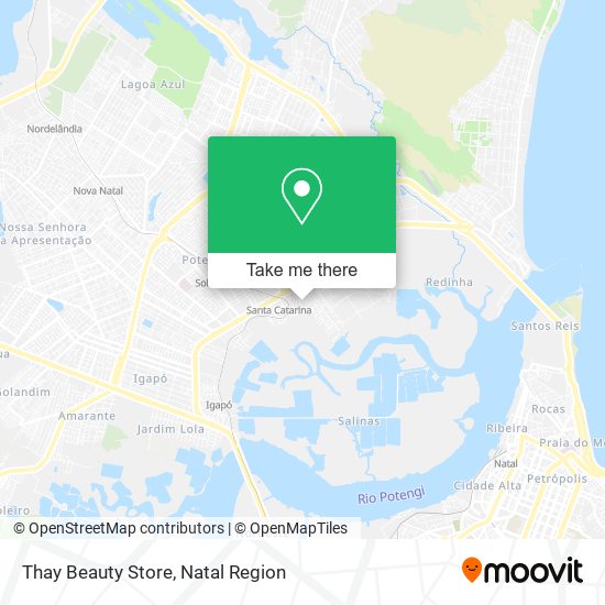 Thay Beauty Store map