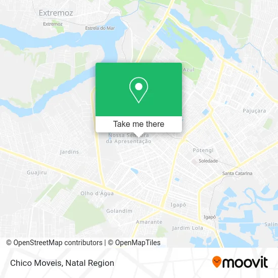 Chico Moveis map